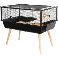 Zolux knaagdierkooi neo nigha zwart 78x48x64,5 cm