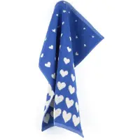 Bunzlau Castle Keukendoek Hearts Royal Blauw