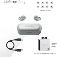 Technics AZ40M2, True Wireless Stereo (TWS), Gesprekken / muziek / sport / vrijetijd, Koptelefoon met microfoon, Zilver