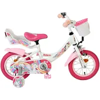 Volare Unicorn Kinderfiets - Meisjes - 12 inch - Wit