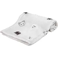Trixie deken mimi softpluche lichtgrijs - 70x50x3 cm