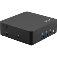 MSI Barebone Cubi NUC AI 1UMG-019BEU Intel Core Ultra 5 125H, Intel grafische processor, 2x DDR5 SO-DIMM, 2x M.2, WIFI6E, BT 5.3, oOS