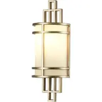 Elstead Lighting LED Wandlamp Fusion | 1X E27 Max 60W | Painted Natural Brass