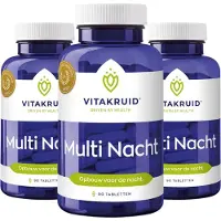 Vitakruid Multi Nacht HD 100% Vegan (90 tabletten)