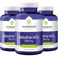 Vitakruid Betaïne HCL 650 mg | 120 tabletten