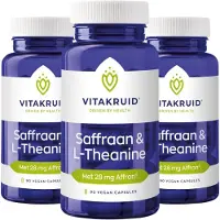 Vitakruid 3x Saffraan & L-Theanine (90 capsules)