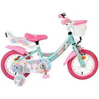 Volare Unicorn Kinderfiets - Meisjes - 12 inch - Groen