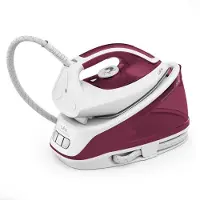 Calor Express Essential SV6110C0 - Stoomstrijksysteem met automatische uitschakeling - zoolplaat: Xpress Glide - 2200 W - transparent burgundy