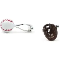 Suitable Manchetknoop Baseball - | Multicolour | Maat one size