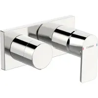 Hansa Hansastela Afbouwdeel Douche/Badmkr. Met Omstelling Rozet 75X175Mm
