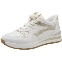 Tamaris Comfort Essentials Dames Sneakers - WIT/GOUD