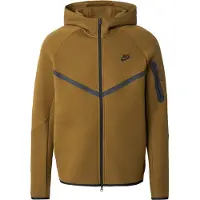 Nike Sweatvest 'Tech Fleece' olijfgroen / zwart