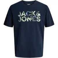 Jack & jones Junior Shirt 'JJEJeff' blauw / nachtblauw / pastelgroen