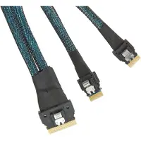 Intel Kabelset 2U SlimSAS-kabel x16 (van CPU naar HSBP). Artikelnummer: CYPCBLSL216KIT