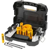 DeWalt DT90354-QZ Gatenzaagset 20 mm, 25 mm, 32 mm, 35 mm, 44 mm, 51 mm, 64 mm 11 stuk(s)