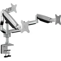 Icy Box IB-MS505-TI Monitorstandaard met bureausteun voor drie monitors tot 32" (81 cm)
