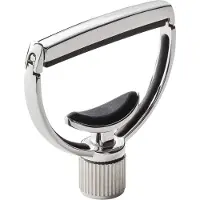 G7Th Heritage Capodastro Style 1 Standard voor Akoestische Gitaar - Chrome (71011)