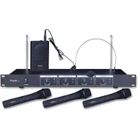 Ibiza Sound Ibiza VHF4 Microphone sans fil Noir