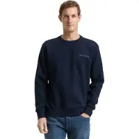 Tom Tailor Sweatshirt donkerblauw / grijs