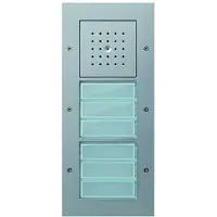 Gira deuropvolger AP 6f, kleur: aluminium, artikelnummer: 126865, voor deurbelinstallatie