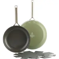 BK Sublime Koekenpannenset 24 + 28 cm Olive Green