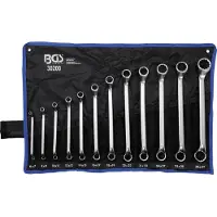 Bgs Spanner, Dubbele dopsleutelset diepliggend SW 6 - 32 mm 12 stuks.