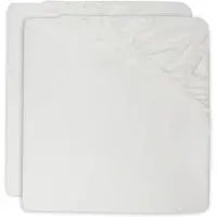 Jollein Hoeslaken Wieg 40/50x80/90 Ivory 2-pack