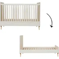 Quax Meegroei Babybedje Loft Clay