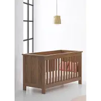 Born Lucky Babybedje Charlie Walnut