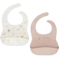Jollein Slab Siliconen Lovely Birds 2-pack
