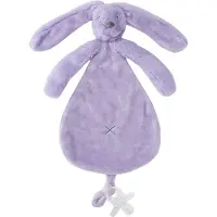 Happy horse Recycled Konijn Richie Knuffeldoek 25 cm - Lila - Baby cadeau