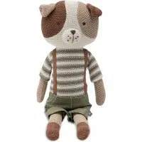 Jollein Knuffel - 40x15cm - Hond – Mick – Knuffelpop