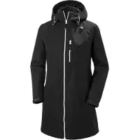 Helly Hansen dames lange Belfast jas, zwart, maat S