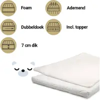 ZZZOO Matras Box + Topper 75x95 Airgosafe Beer