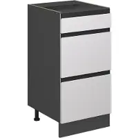 Vicco R-Line Keukenonderkast – 40 cm J-vorm, met laden, zonder werkblad Wit