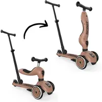 Scoot & Ride Highway Kick 1 Push&Los - Mocha - - One Size - Laufräder