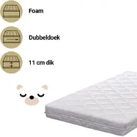 ZZZOO Matras Ledikant 60x120 Bruine Beer