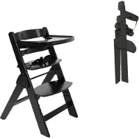 Novi at Home Kinderstoel Novi Yumi Inklapbaar Pure Black