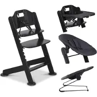 Novi at Home Kinderstoel Novi 1-2 Grow Black/Black Melange