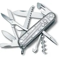 Victorinox Huntsman Silver Tech Zakmes 91 mm 15 Functies Transparant Zilver