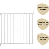 Geuther Traphek Powerfix Metaal Wit 60-107cm