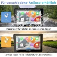 Carpuride W702 - 7 inch - Motor Carplay Scherm - draadloze CarPlay - Android Auto - Navigatie