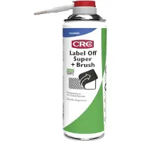 CRC Industries CRC 33410-AA CRC LABEL OFF SUPER + BORSTEL, etiketverwijderaar, 250 ml