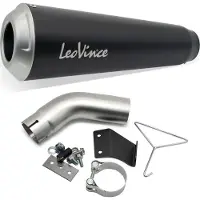 Leovince LV GP ONE SLIP-ON 1-1 SVART/VITP 125/401 20- VA