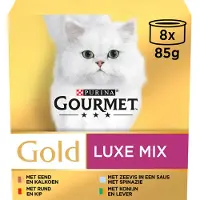 Gourmet Gold Luxe Mix Adult 85 G 8 Stuks