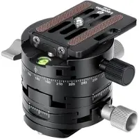 Leofoto G2 Geared Panning Clamp + Np-60 Snelkoppelingsplaatje