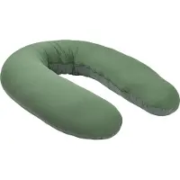 Funnababy Voedingskussen /Zwangerschapskussen Muslin Green