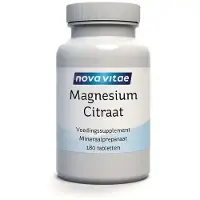 Nova vitae Magnesium Citraat 200mg Tabletten 180st