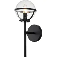 Elstead Lighting LED Badkamerarmatuur Hollis | 1X E14 Max 40W | IP44 | Black
