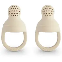 Mushie Fruitspeen Siliconen Shifting Sand 2st.